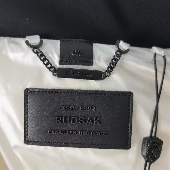 Rudsak Mette White Puffer Belted Jacket - Picture 13 of 16